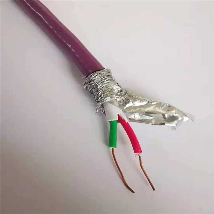 适用西门子DP总线电缆Profibus通讯线紫色2芯RS485 6XV1830-0EH10